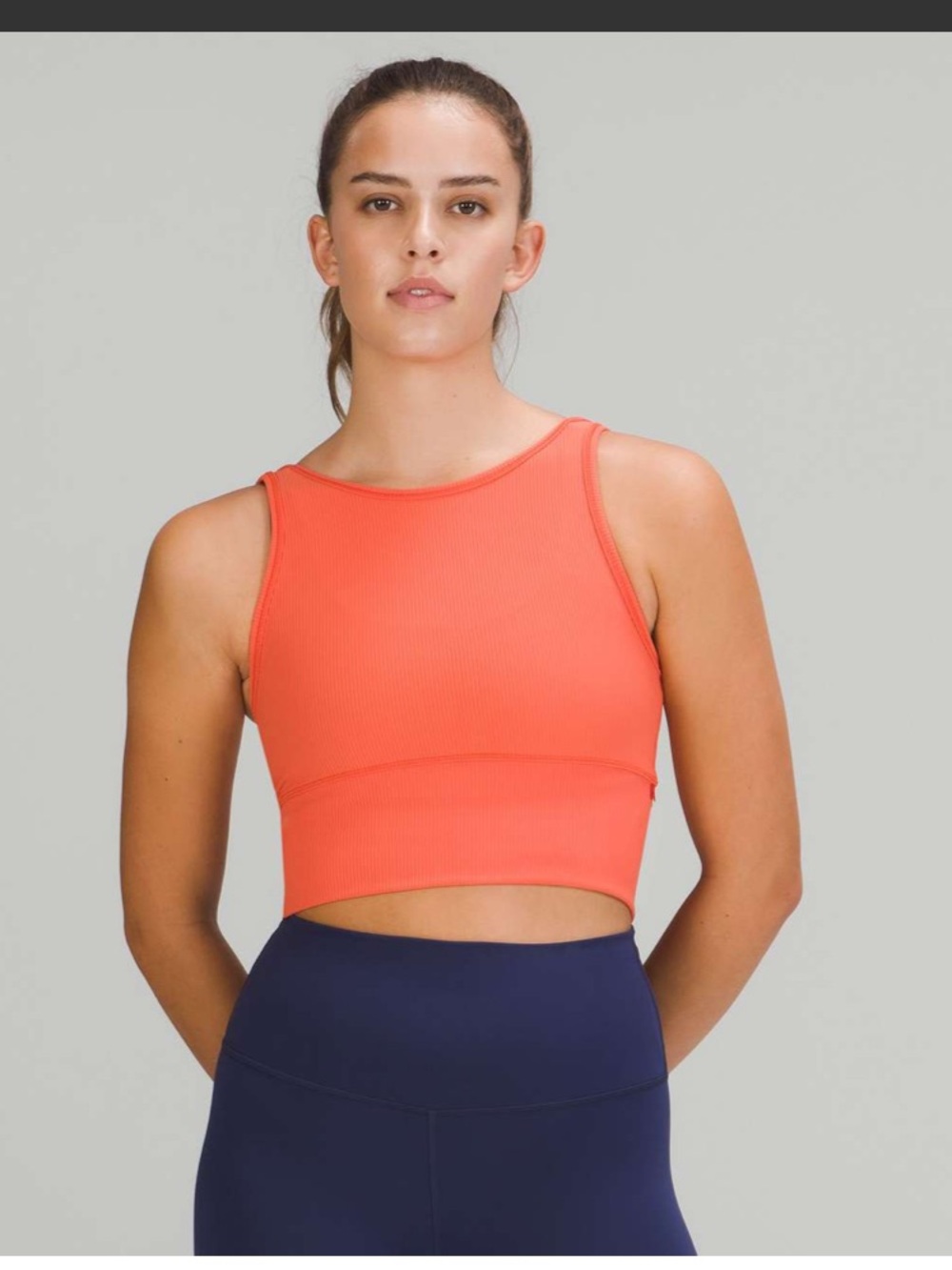 Lululemon Power Pivot Ribbed Tank Top
Warm Coral 4